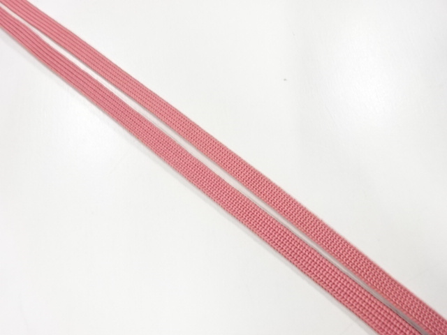 アンティーク　正絹　帯留め用手組三分紐